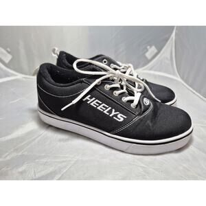 💥 Mens Heelys Pro 20 Size 9 Black Wheeled Skates Sneakers Shoes Clean